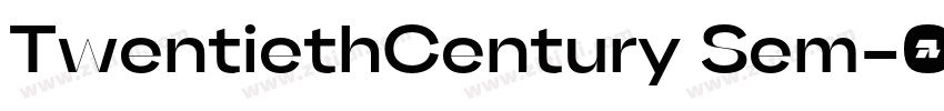 TwentiethCentury Sem字体转换